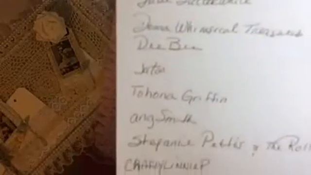 Winner Is...............Glue Gun Chronicles Lace Cookie Sheet Magnet Wall Hanging