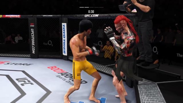 UFC4 Bruce Lee vs Maria Jose Cristerna EA Sports UFC 4 PS5 смотреть онлайн