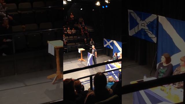 Tommy Sheridan cumbernauld theatre 11/08/14 scotland referendum смотреть онлайн