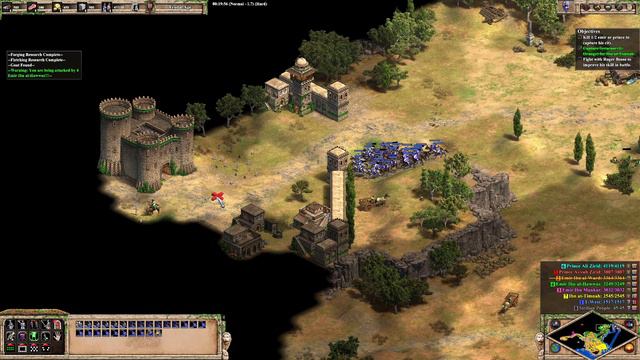Aoe2 DE Campaign Achievements: Haute, Haute, brief candle! [Hautevilles 2. Roger in Sicily] смотреть онлайн