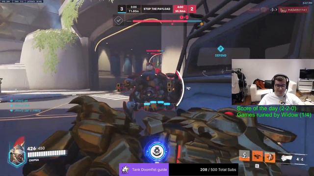 Overwatch 2 Rank 1 Doomfist Chipsa Showing His Gameplay Skills смотреть онлайн