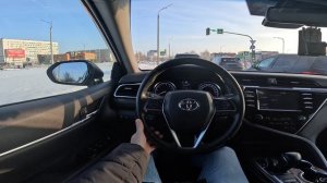 2018 Toyota Camry XV70 2.5L (181HP) POV TEST DRIVE