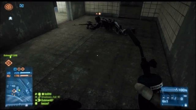 BF3 - Killing A Recon With The Repair Tool. смотреть онлайн