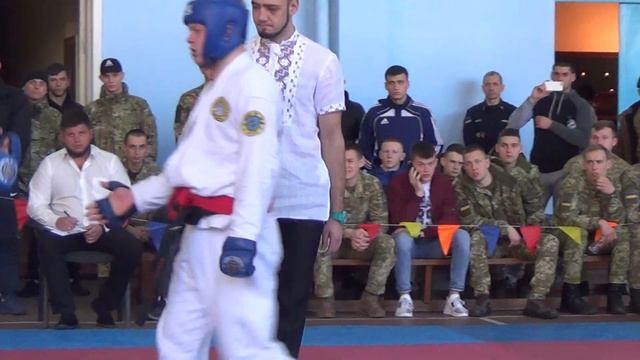 Фінал за 3м до 75кг Хотінь Євгеній Кадочніков Вячеслав Чемпіонат України серед Прикордонних Військ смотреть онлайн