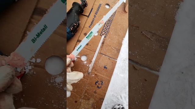 Сабельная пила Bosch GSA 18 V-LI Professional.Распил говядины. смотреть онлайн