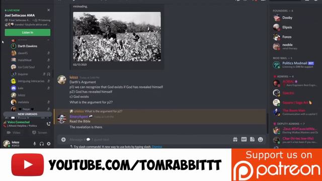 Darth Dawkins Turns Into A Bumbling, Fumbling Mess Vs Billy Martin (T-shirt Winner)