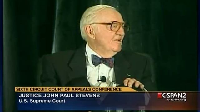 Justice John Paul Stevens Bow Tie History смотреть онлайн