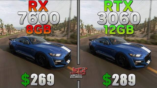 RX7600 8GB VS RTX3060 12GB