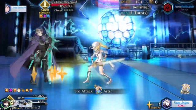 Fate/Grand Order: Saber Wars II Dark Maanna Dragon Slayer Blade Sigurd Battle смотреть онлайн