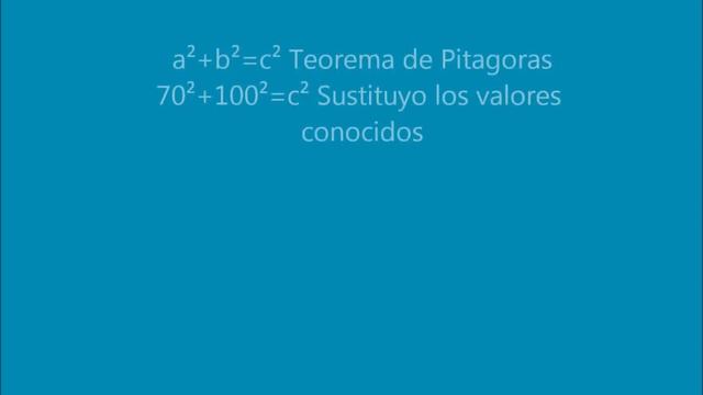 Ejemplo Teorema De Pitagoras