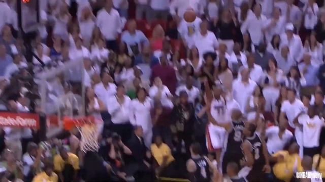 NBAHistory: Ray Allen Clutch Corner 3-pointer Vs. SAS In 2013