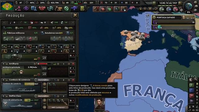 CRIEI o REINO DE PORTUGAL E BRASIL - Hearts of Iron 4 смотреть онлайн