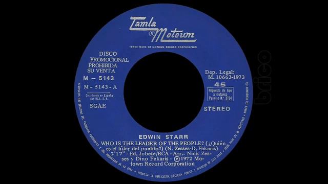 Edwin Starr - Who Is The Leader Of The People? смотреть онлайн