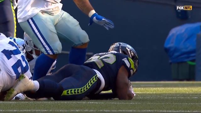 Chris Carson Leg Injury (Dirty Play) |NFL Week 3