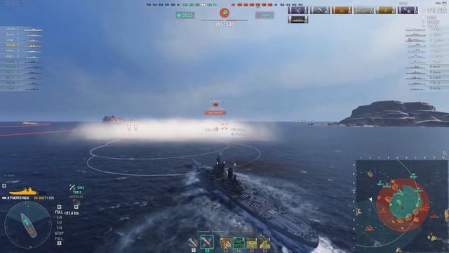 Puerto Rico T10 US Cruiser | 234k Damage, Confederate, High Caliber | World of Warships смотреть онлайн