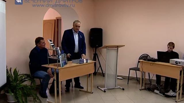 Игорь Тарелкин в своей родной Горшковской школе