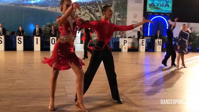 Mirko Maina - Lea Blanchon, FRA, Final Samba