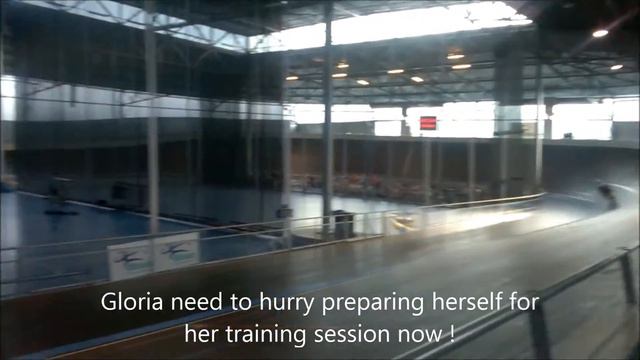 Mark Cavendish, Iljo Keisse, Vlad Van Mechelen And Gloria Van Mechelen Trsining On Track