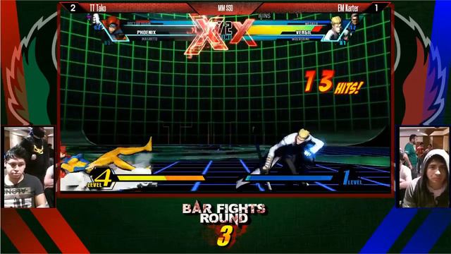 UMVC3 - TT Tako vs EM Karter - Barfights Round 3 смотреть онлайн