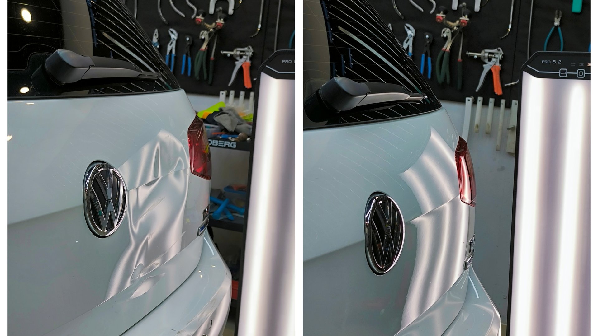 ремонт вмятины на крышке багажника без покраски #pdr #удалениевмятин PDR смотреть онлайн