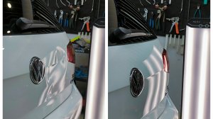 ремонт вмятины на крышке багажника без покраски #pdr #удалениевмятин PDR