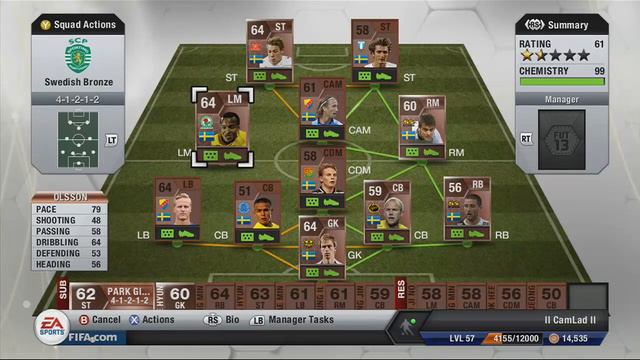 Fifa 13 : Squad Builder Sundays : Swedish Bronze Beasts! смотреть онлайн