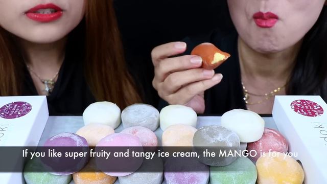 ASMR MOCHI ICE CREAM (soft And Sticky Eating Sounds) 모찌 아이스크림 리얼사운드 먹방 もちアイス | Kim&Liz ASMR