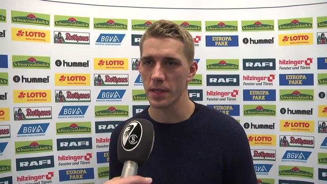 Nils Petersen nach seinen 2 Toren gegen Dortmund |Interview смотреть онлайн