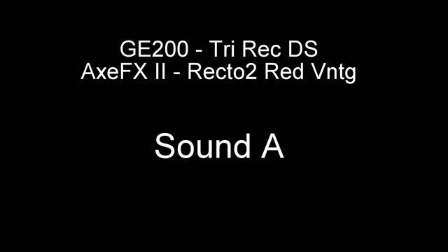 Mooer GE-200 vs Axe FX II - High Gain Rhythm Comparison смотреть онлайн