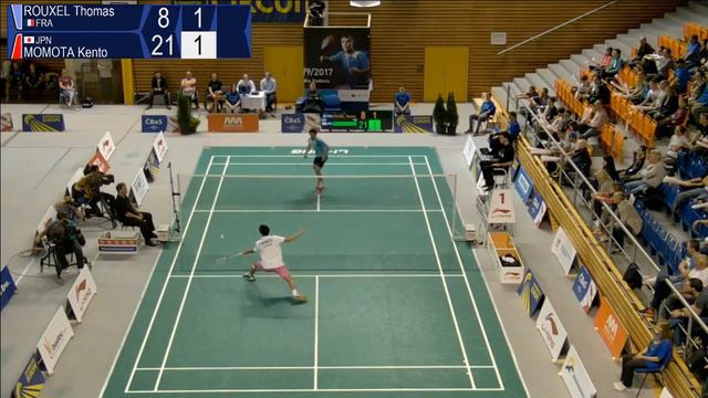 Thomas Rouxel Vs Kento Momota (MS, Final) - Czech Open 2017