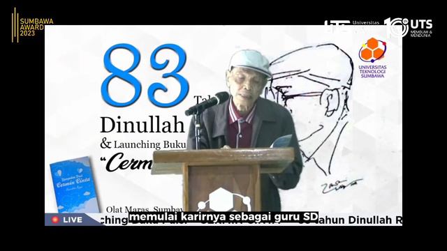 DINULLAH RAYES | TOKOH BUDAYA INSPIRATIF | SUMBAWA AWARD 2023 смотреть онлайн