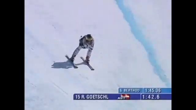 Renate Götschl wins downhill (Sestrieres 2004) смотреть онлайн