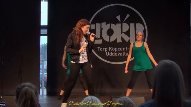 Amy Diamond performs live at Torp Köpcentrum, Uddevalla 10/11 2013