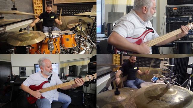 The Doobie Brothers - Long Train Running (Bass & Drum Cover By Roger Abi Akl And Majd Akiki)