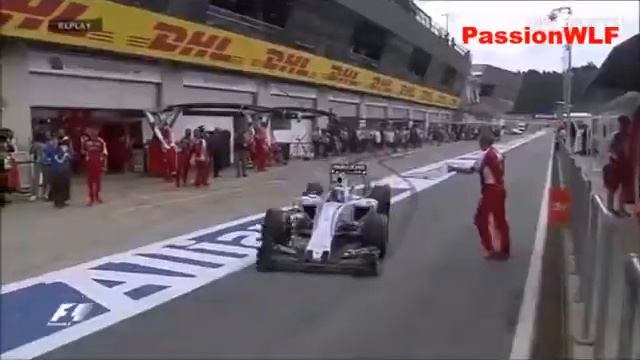 F1 2015 Gp Austria Massa Rischia Di Investire Arrivabene Ferrari Pit-lane