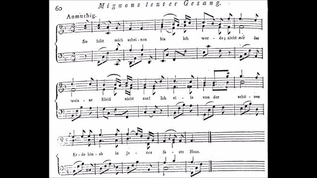 J. F. Reichardt - Mignons Letzter Gesang