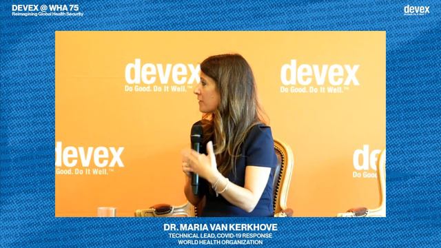 A Conversation With Maria Van Kerkhove