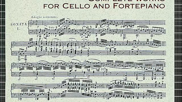 Sonata For Cello And Fortepiano In G Minor Op.5 No.2 : I Adagio Sostenuto E Espressivo -