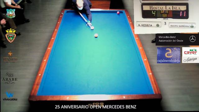 ISIDRO SANCHEZ VS ANTONIO ACOSTA (3ª RONDA XXV OPEN MERCEDES BENZ)