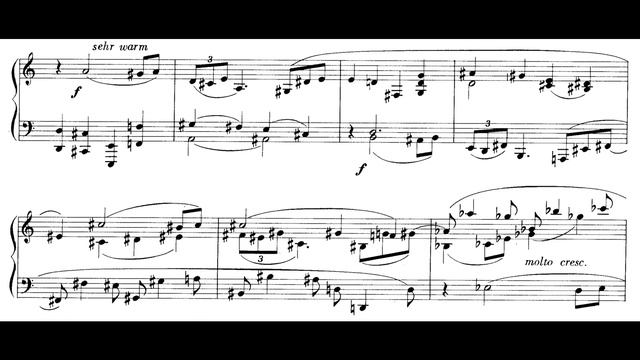 Anton Webern - Movement For Piano (1906)