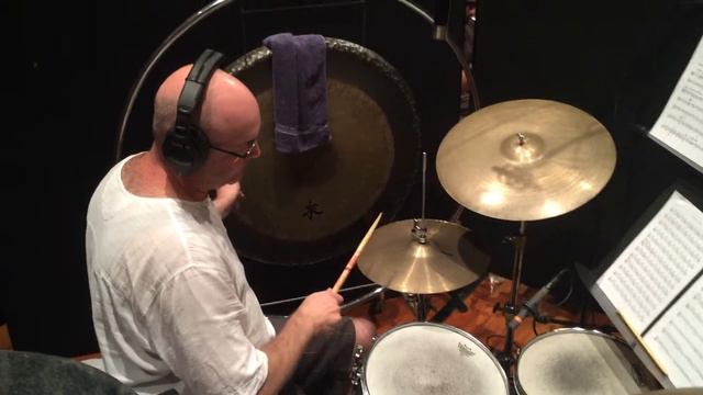Recording of Iron in the Blood - drummer Danny Fischer practising смотреть онлайн