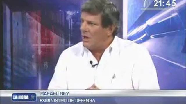 RAFAEL REY (Ex ministro de Defensa) смотреть онлайн