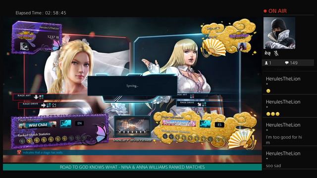 Road To God Knows What - Nina Williams Ranked Matches 07.06.19 (4/4) смотреть онлайн