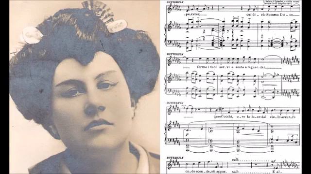 GREAT SINGING: Emmy Destinn - Puccini, Che tua madre (score) смотреть онлайн