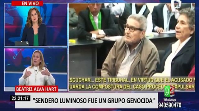 Beatriz Alva Hart: "Sendero Luminoso fue un grupo genocida" смотреть онлайн