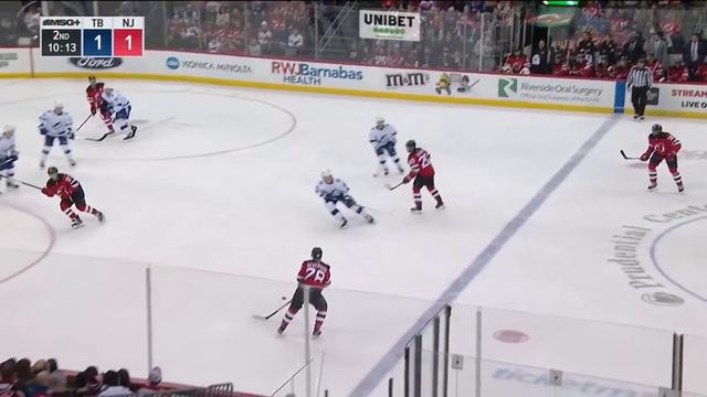 Нью-Джерси - Тампа-Бэй / NHL Highlights | Lightning @ Devils 1/12/20