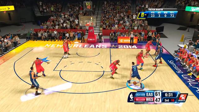 NBA 2K14 My Player Career - Part 53 - All Star Game (Let's Play / Walkthrough / Playthrough) смотреть онлайн