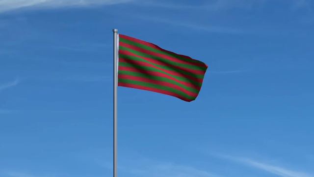 George Rogers Clark Flag Flying in the Wind смотреть онлайн