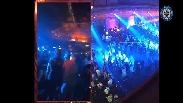 Video: CCTV of night Cody Fisher stabbed to death inside nightclub& смотреть онлайн
