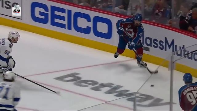 Valeri Nichushkin Redirects Hard Pass From Andre Burakovsky To Score Powerplay Goal